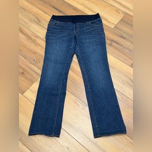 Liz Lange Bootcut Wide Leg Maternity Jeans size 10